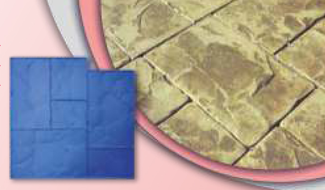 Ashlar Stone Stamp (61 cm x 61 cm) (No.ITB-007) A & B 