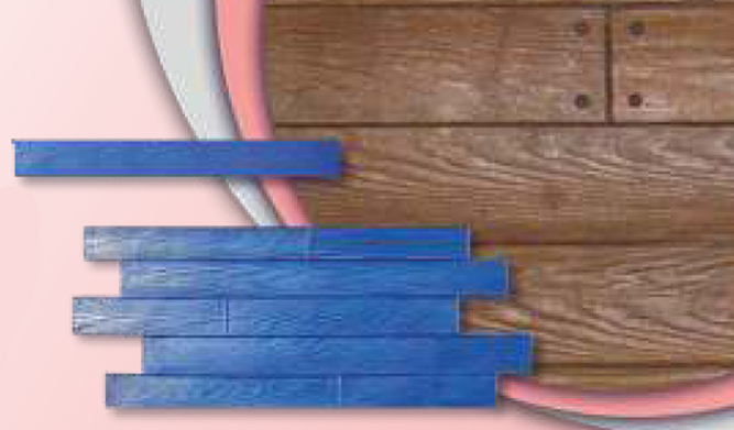 Boardwalk-5 (180 cm x 75 cm) (No.ITB-005)