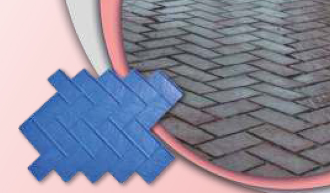 Herringbone Stamp (81 cm x 91 cm) (ITB-009)