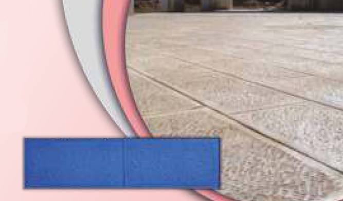 Large Bushed Stone Border (30 cm x 122 cm) (ITB-013)