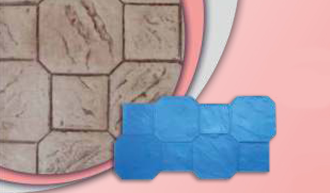 Octagon Stone Stamp (101 cm x 50,5 cm) (No.ITB-048)